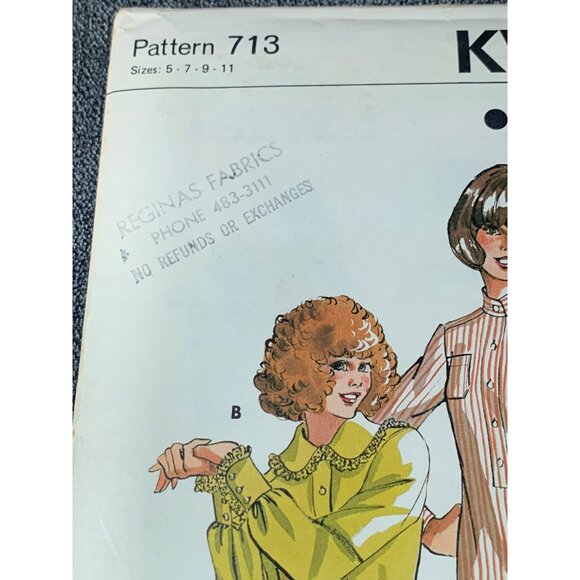 Kwik Sew Misses Blouse Sewing Pattern sz 5-11 713 - uncut - Picture 3 of 9